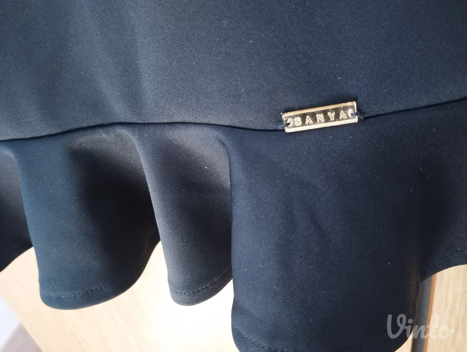 Original Sanya Design crna haljina Coco (sa pločicom)
