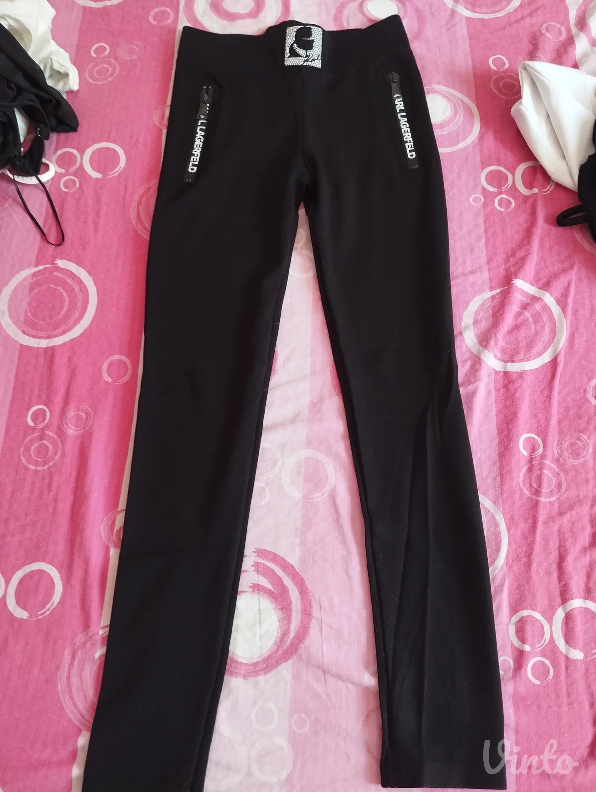 Karl Lagerfeld original elegantne helanke S