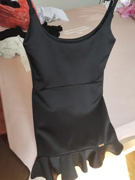 Original Sanya Design crna haljina Coco (sa pločicom)