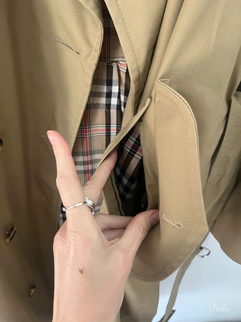 Beko Trench Mantil Burberry print postava