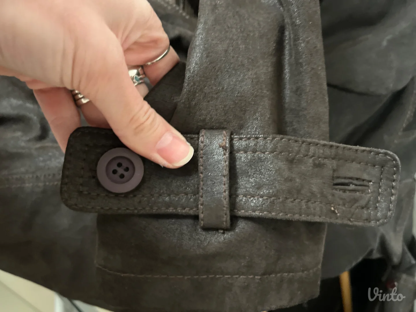 Vintage 90’s kožna jakna M/L