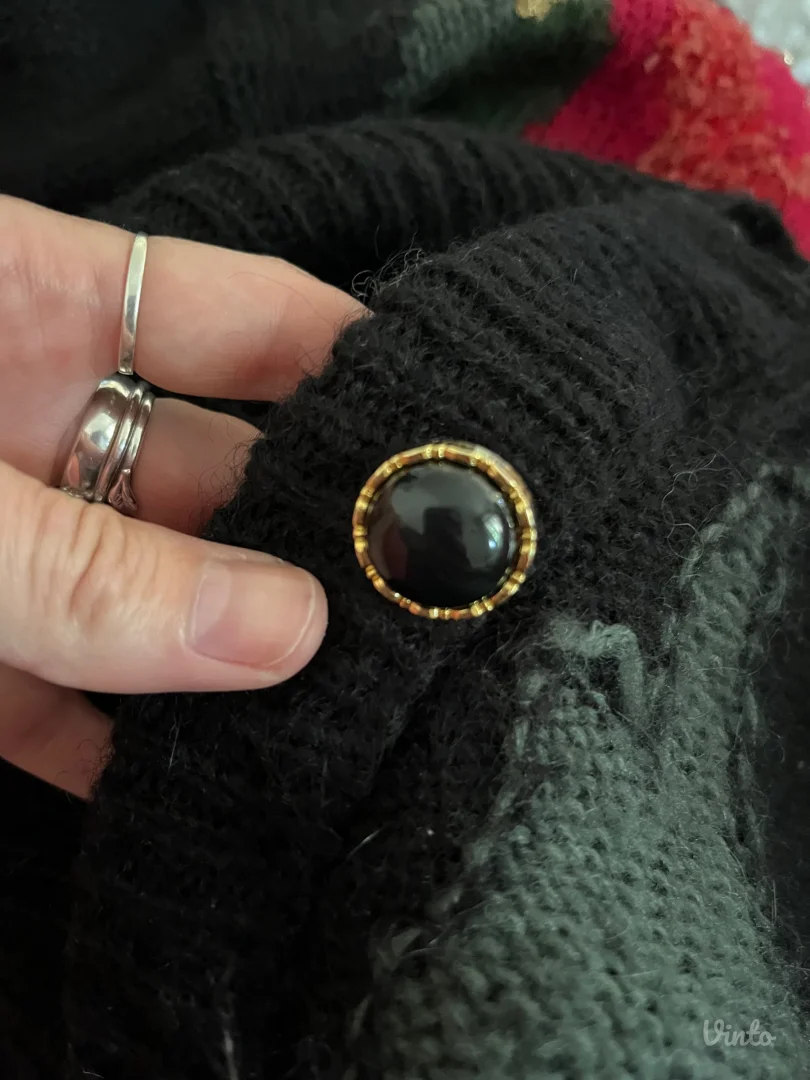 Vintage cvetni moher kardigan