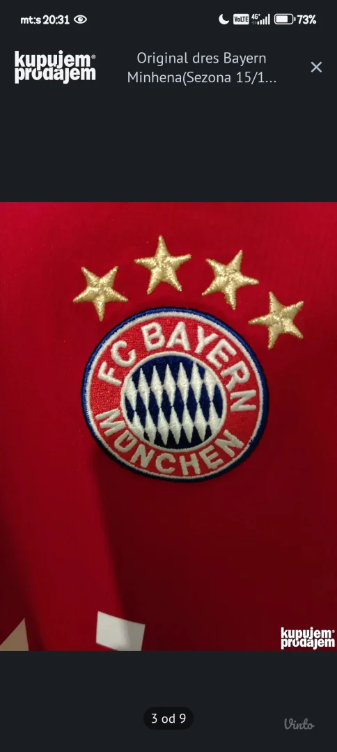 Original dres Bayern Minhena iz sezone 15/16