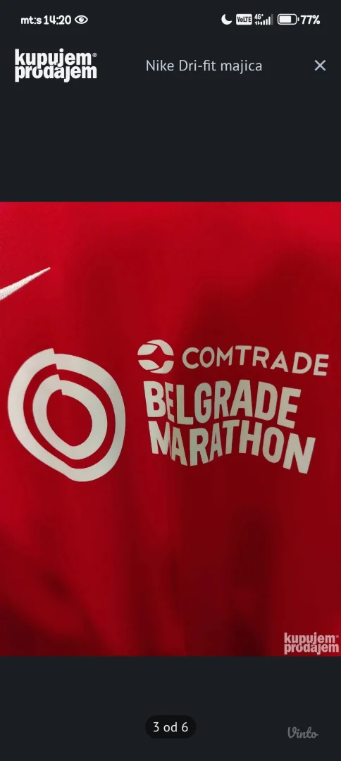 Nike Dri-fit majica(Beogradski maraton 2024)