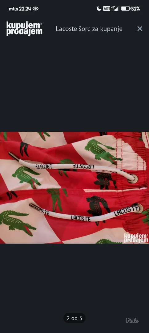 Lacoste šorc za kupanje