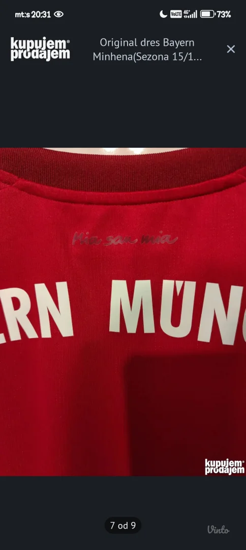 Original dres Bayern Minhena iz sezone 15/16