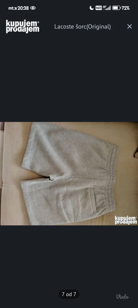 Original Lacoste šorc