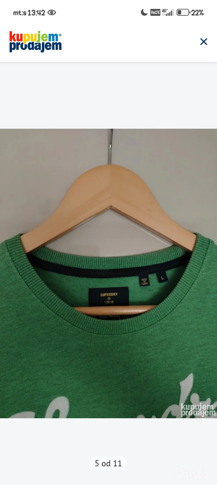 SuperDry majica u L veličini-kao Novo.