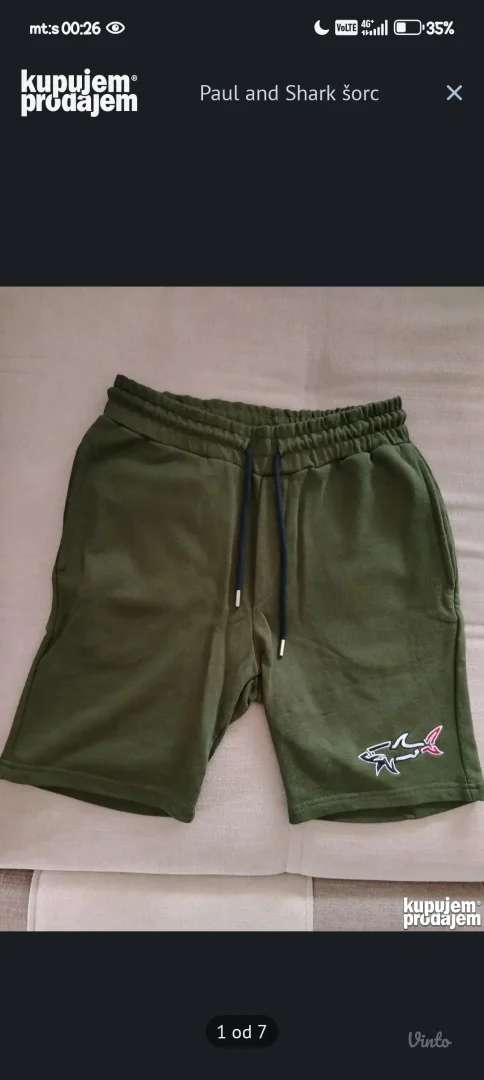 Paul and Shark šorc