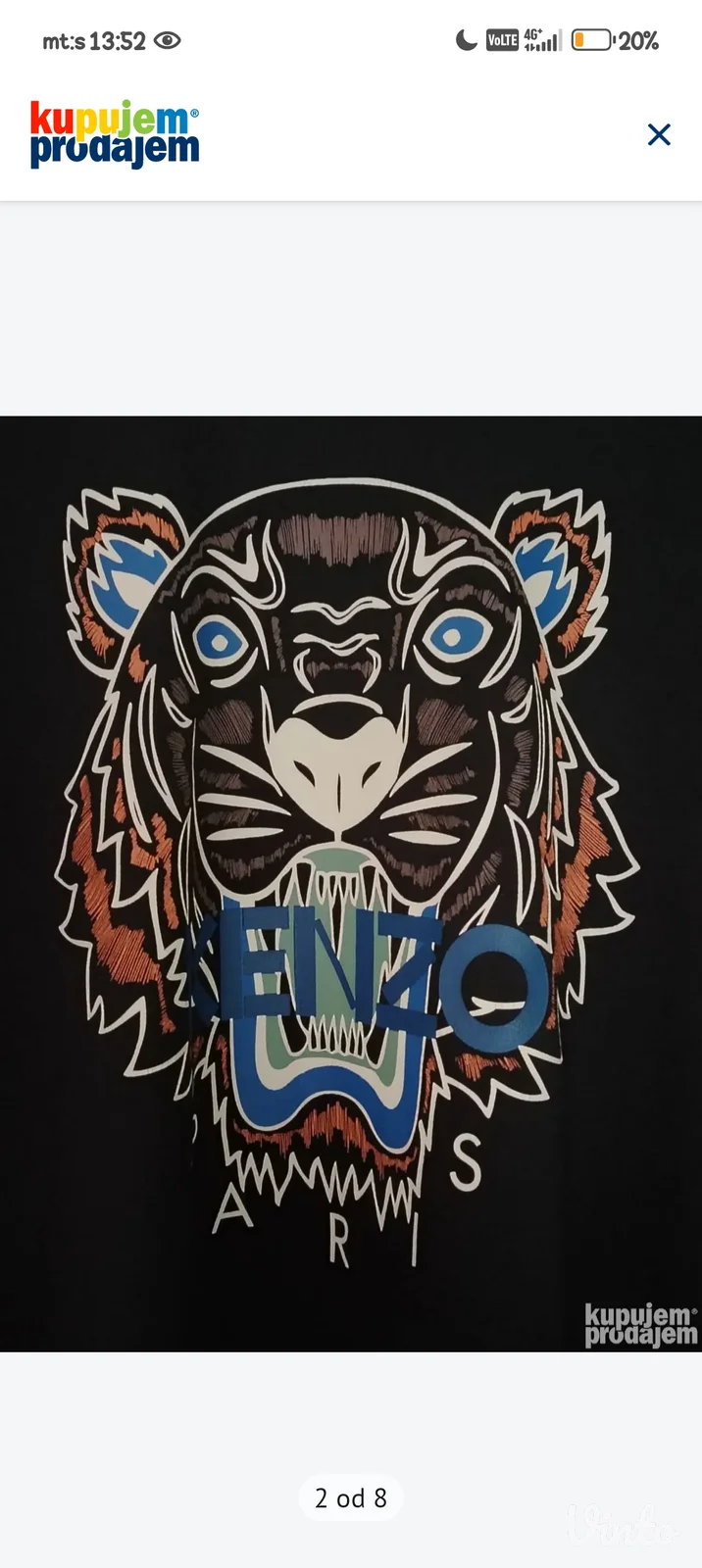 Kenzo Original majica u L veličini-kao Novo.