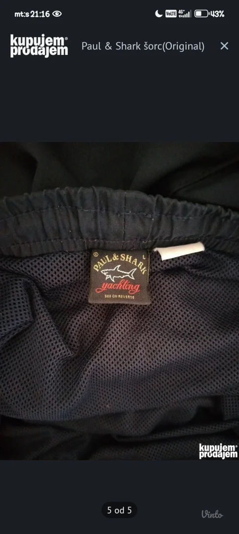 Paul and Shark šorc za kupanje