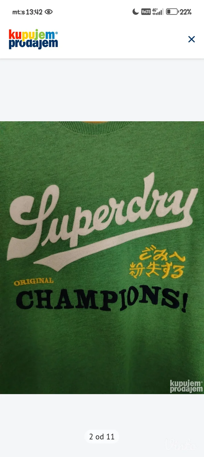 SuperDry majica u L veličini-kao Novo.