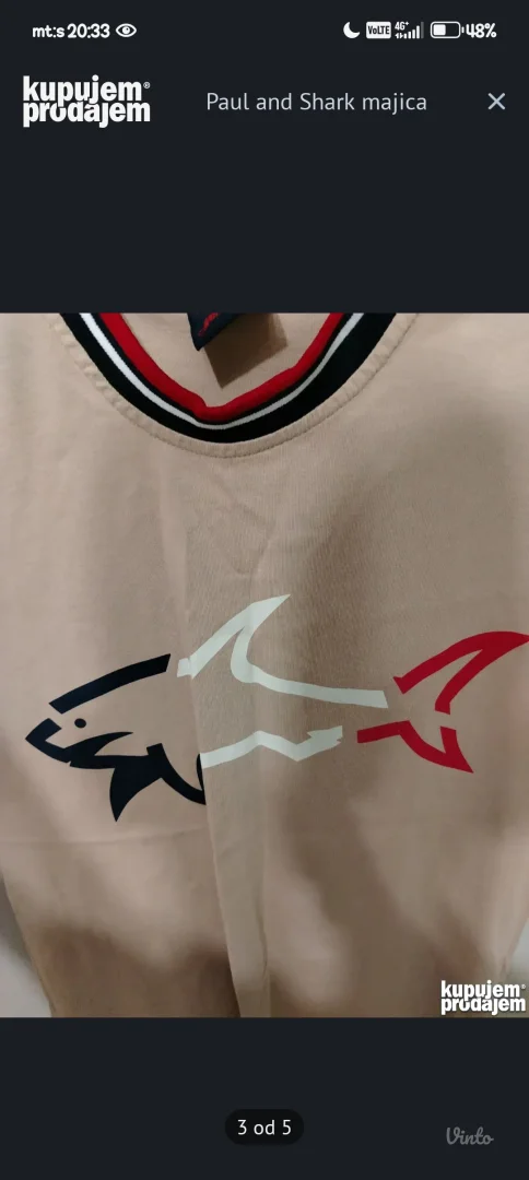 Paul and Shark majica