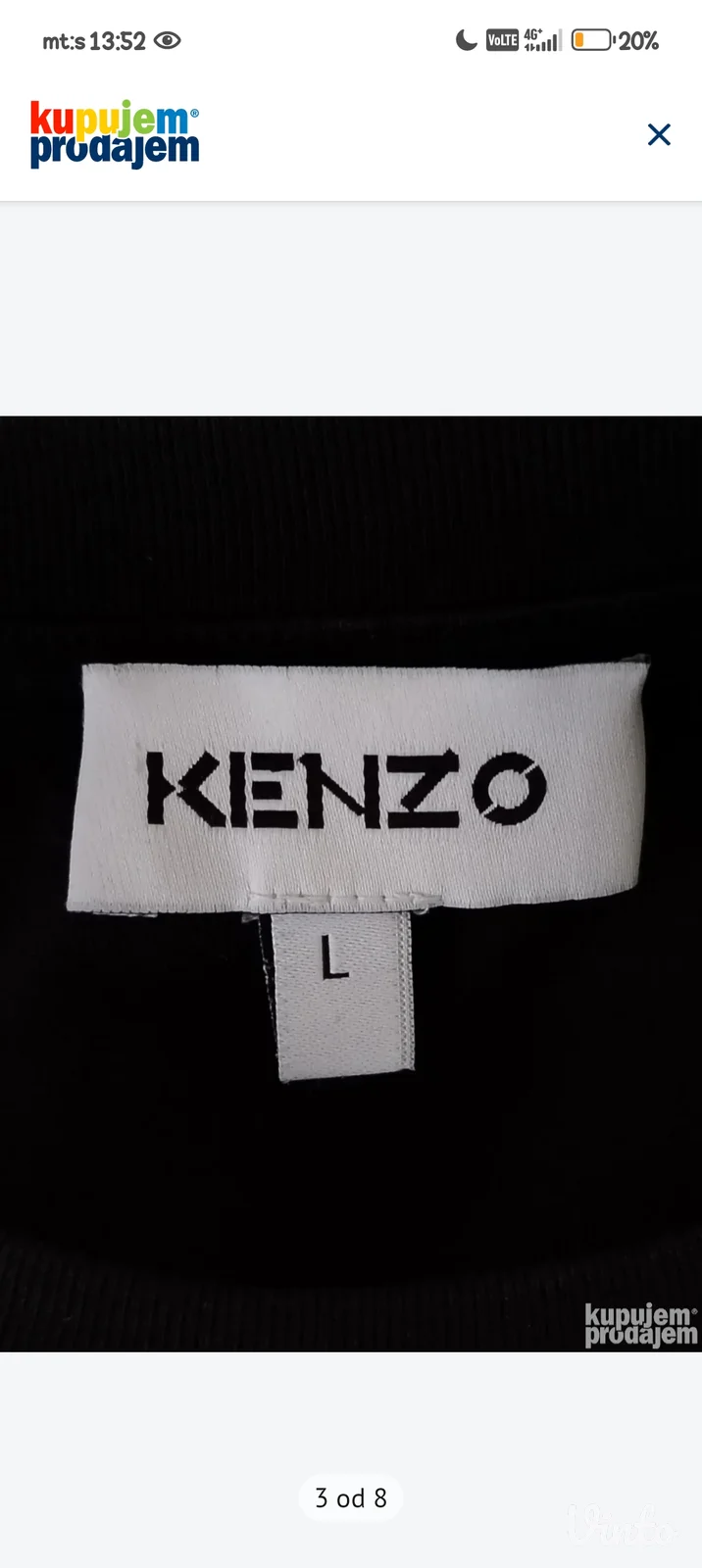 Kenzo Original majica u L veličini-kao Novo.