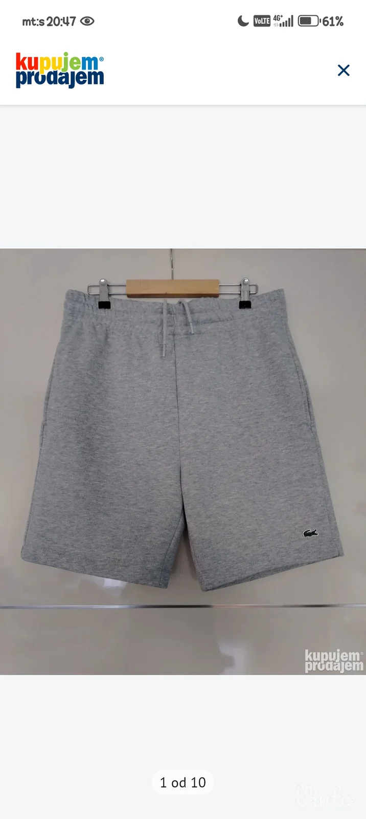 Lacoste Original šorc u L veličini-kao Novo.