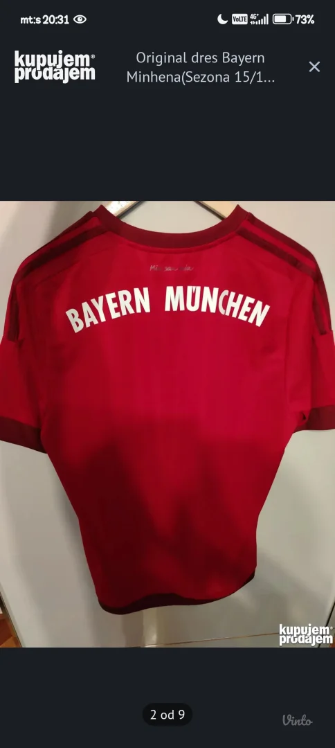 Original dres Bayern Minhena iz sezone 15/16