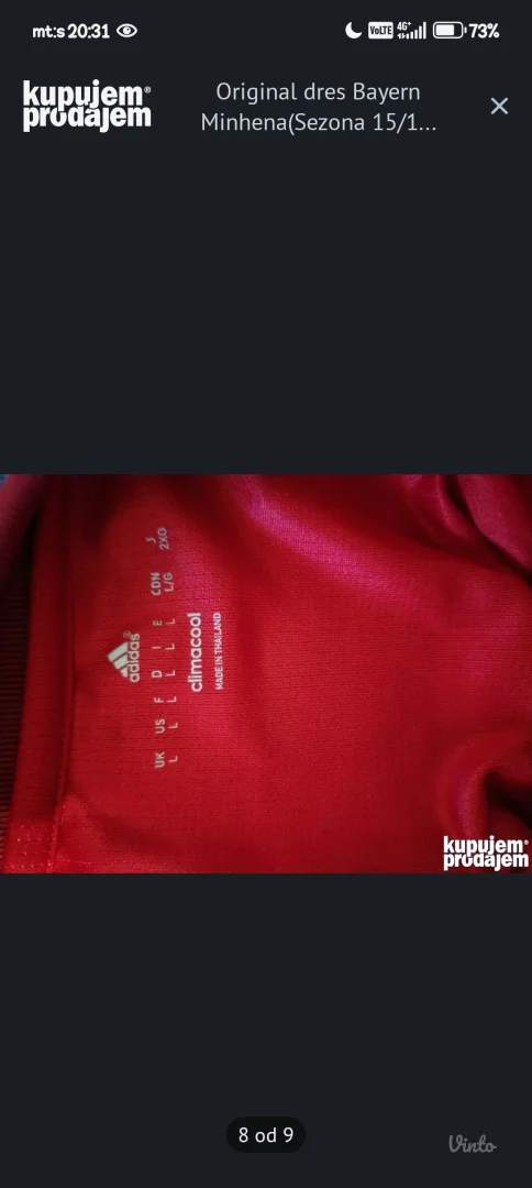 Original dres Bayern Minhena iz sezone 15/16