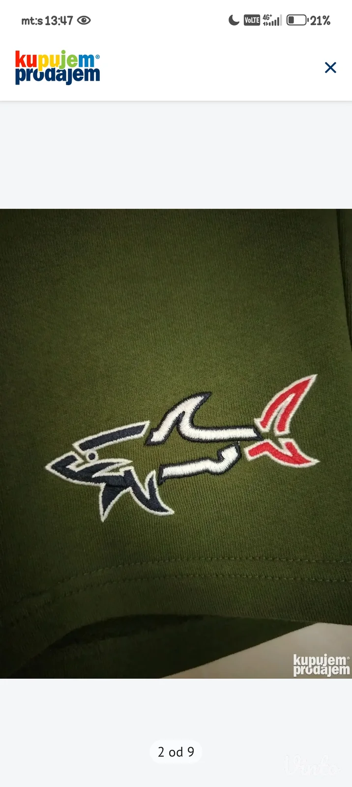 Paul&Shark šorc u M veličini-Novo.