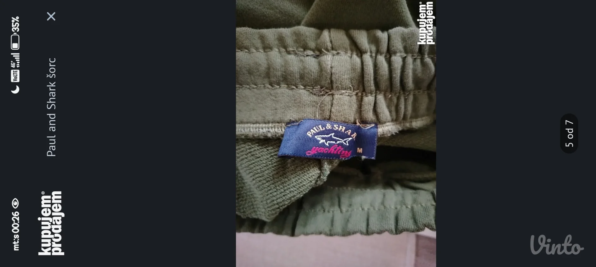 Paul and Shark šorc