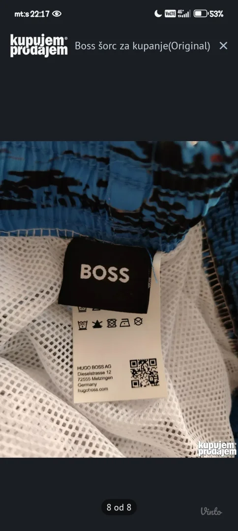 Boss šorc za kupanje