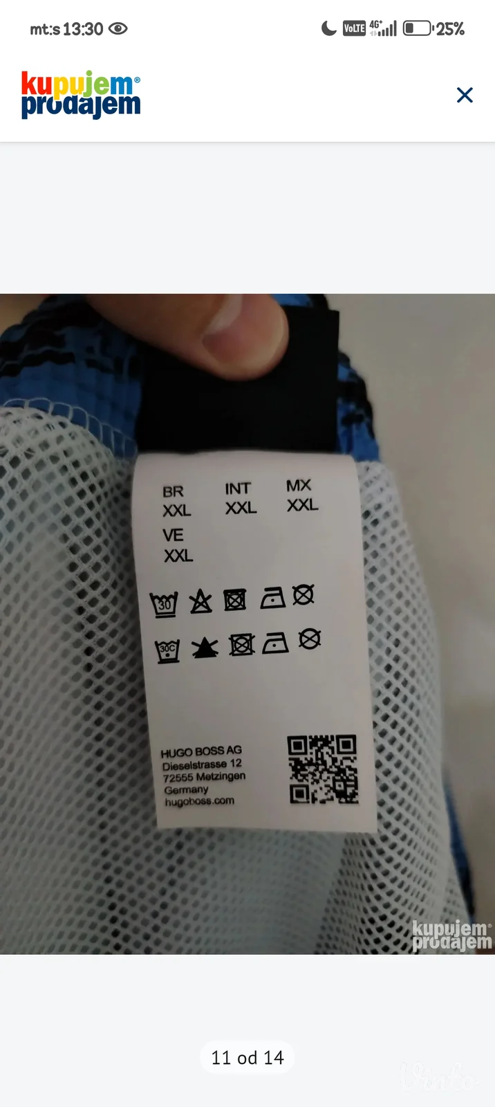 Boss Original kupaći šorc-Novo,XXL(Odgovara kao XL).