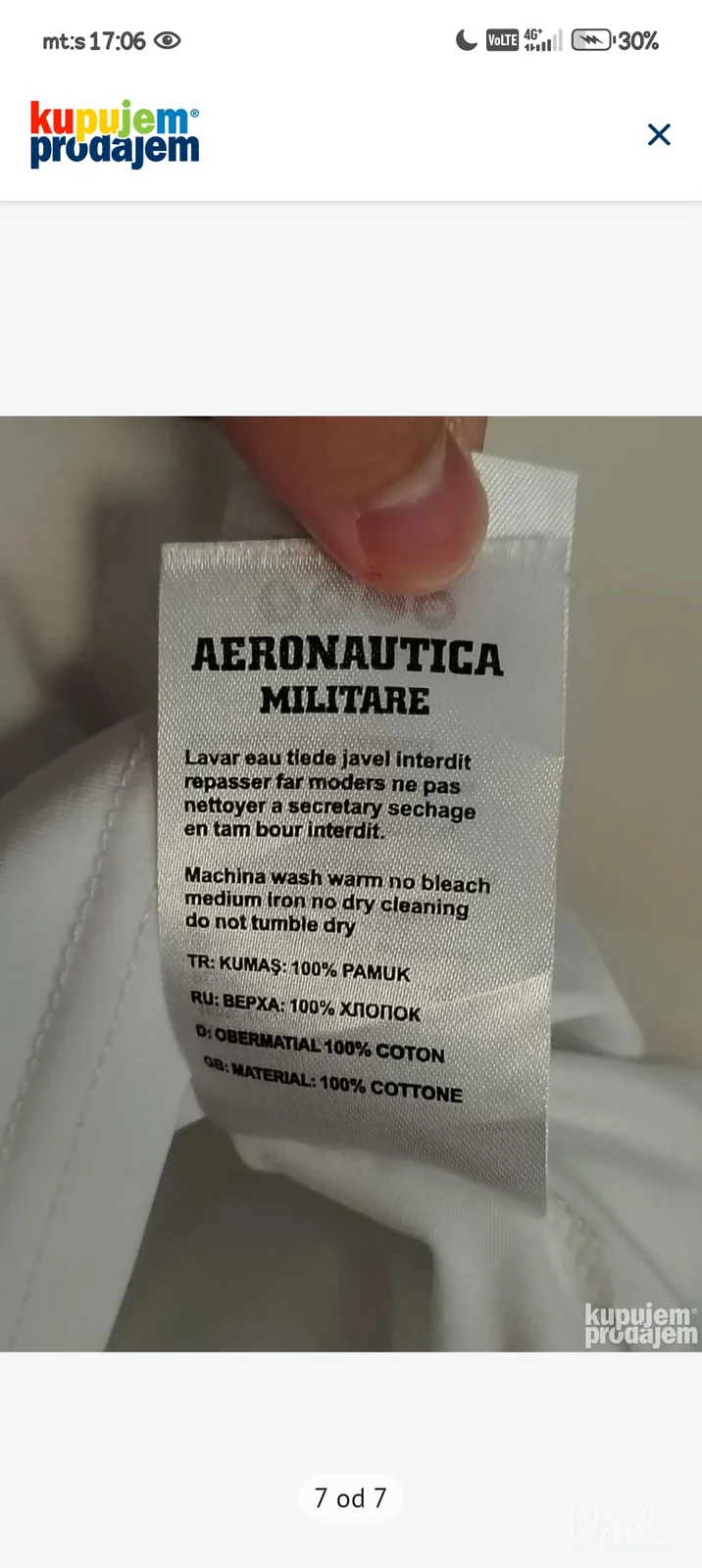 Aeronautica Militare Original majica u M veličini-Novo.