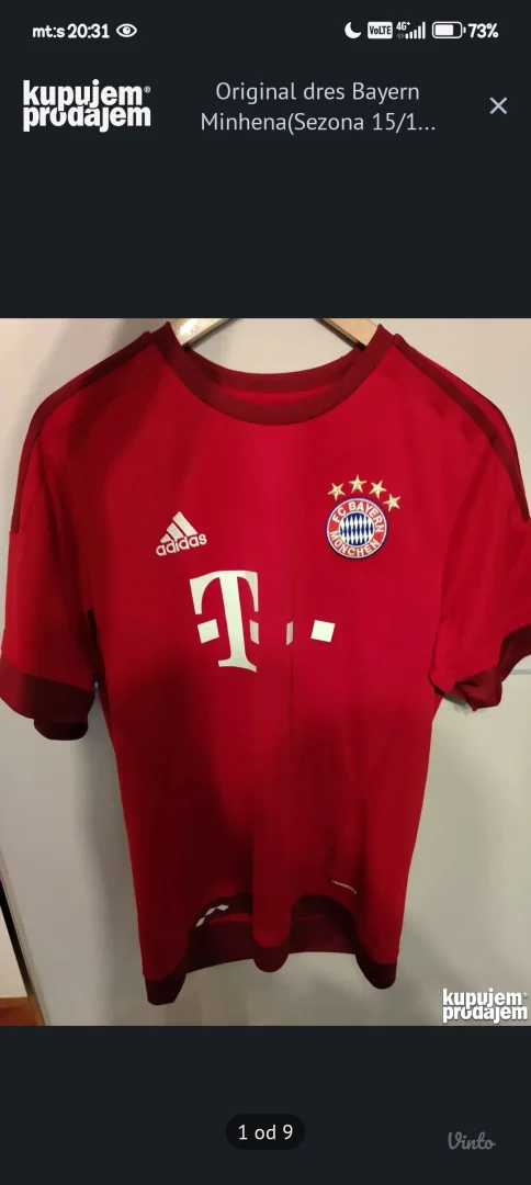 Original dres Bayern Minhena iz sezone 15/16