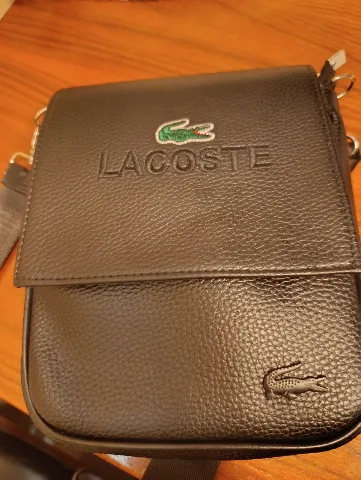 Lacoste muska torbica prava koza
