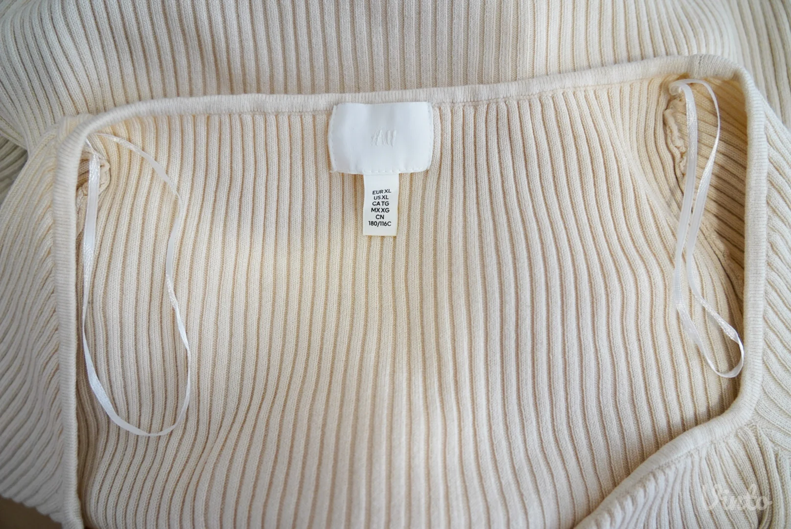 H&M haljina od rebrastog pletiva