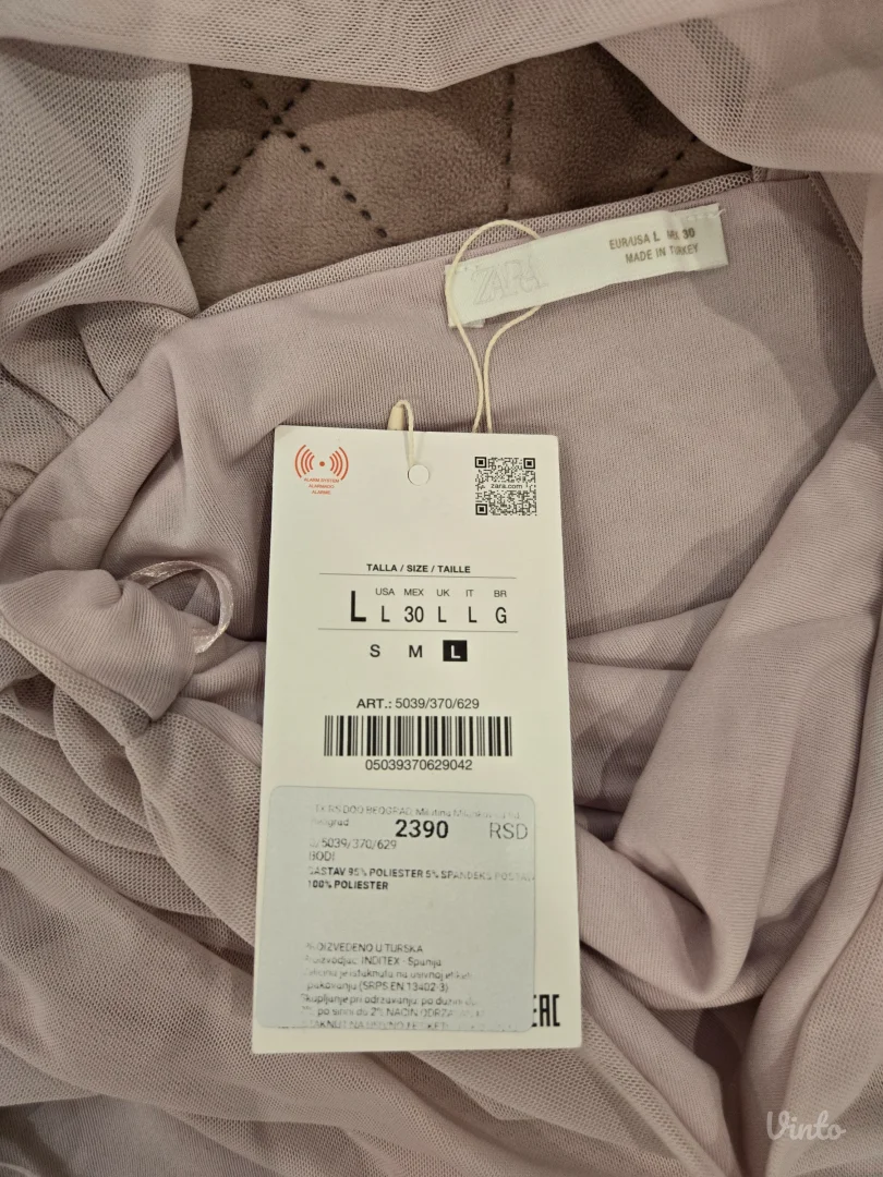 Zara novi bodi sa etiketom