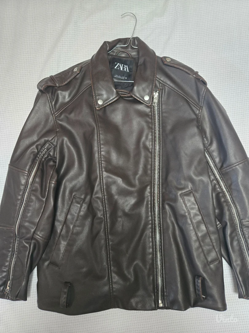 Zara ženska jakna od imitacije kože