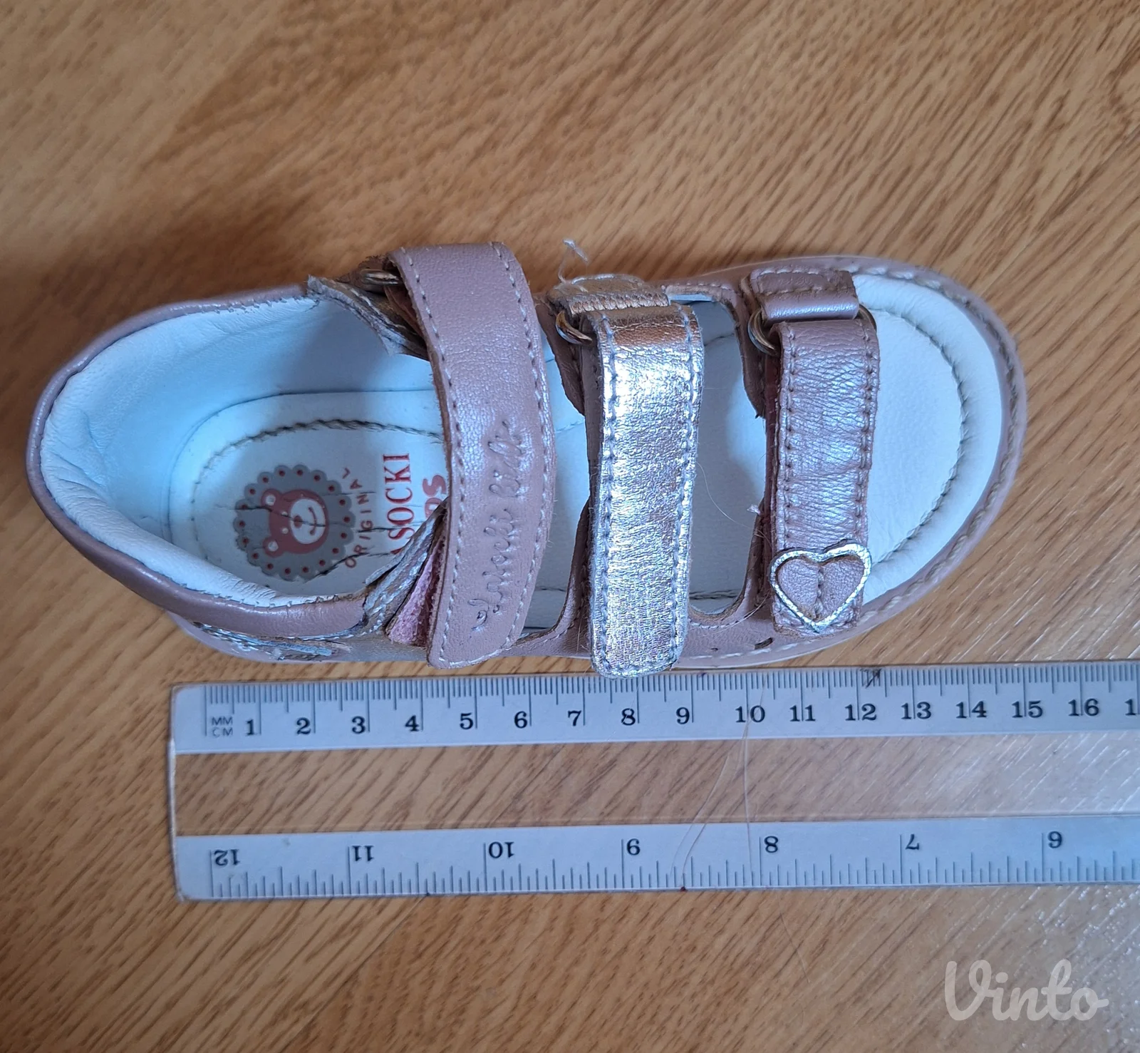 La Socki kožne sandale za devojčice 23