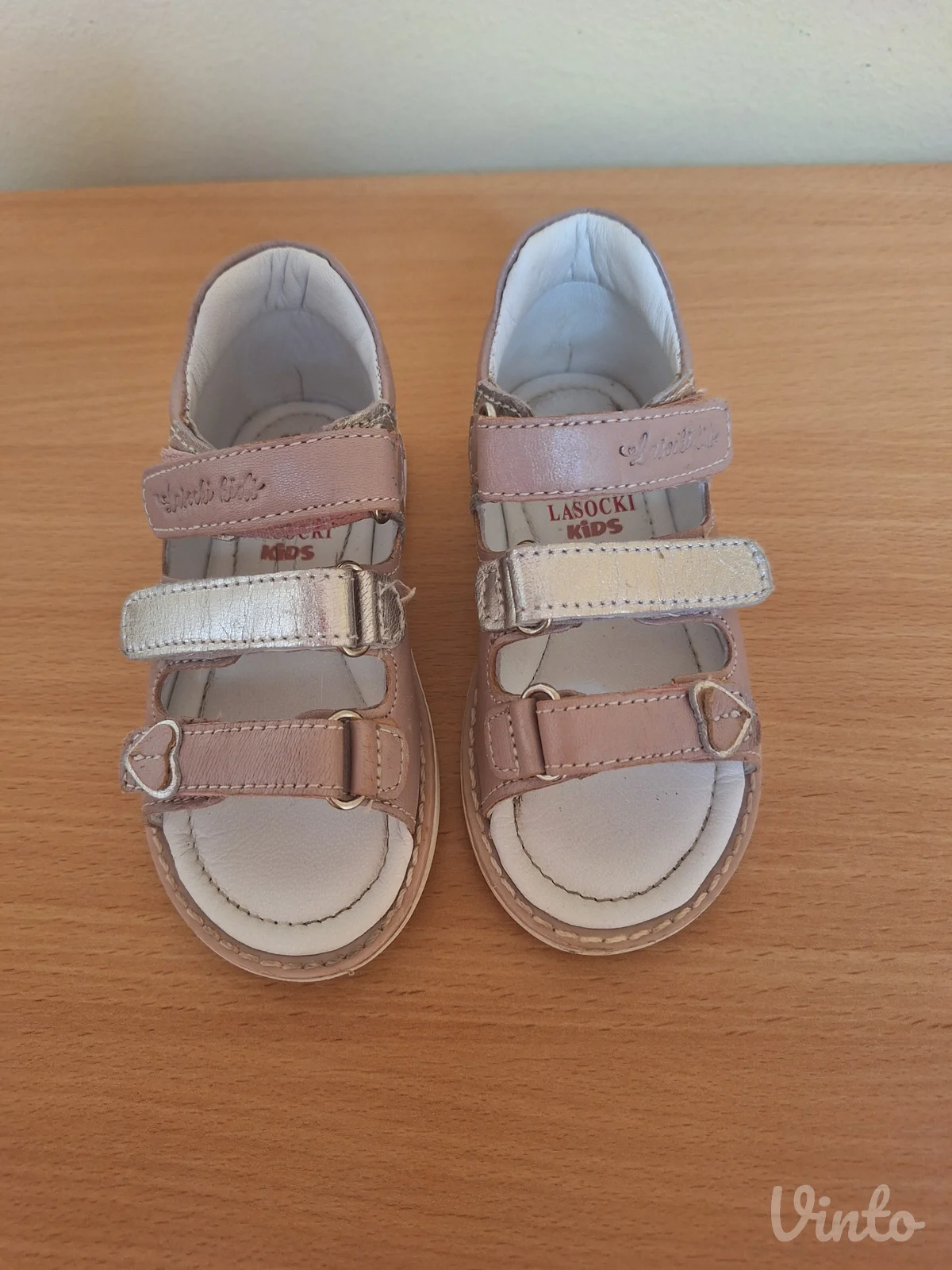 La Socki kožne sandale za devojčice 23