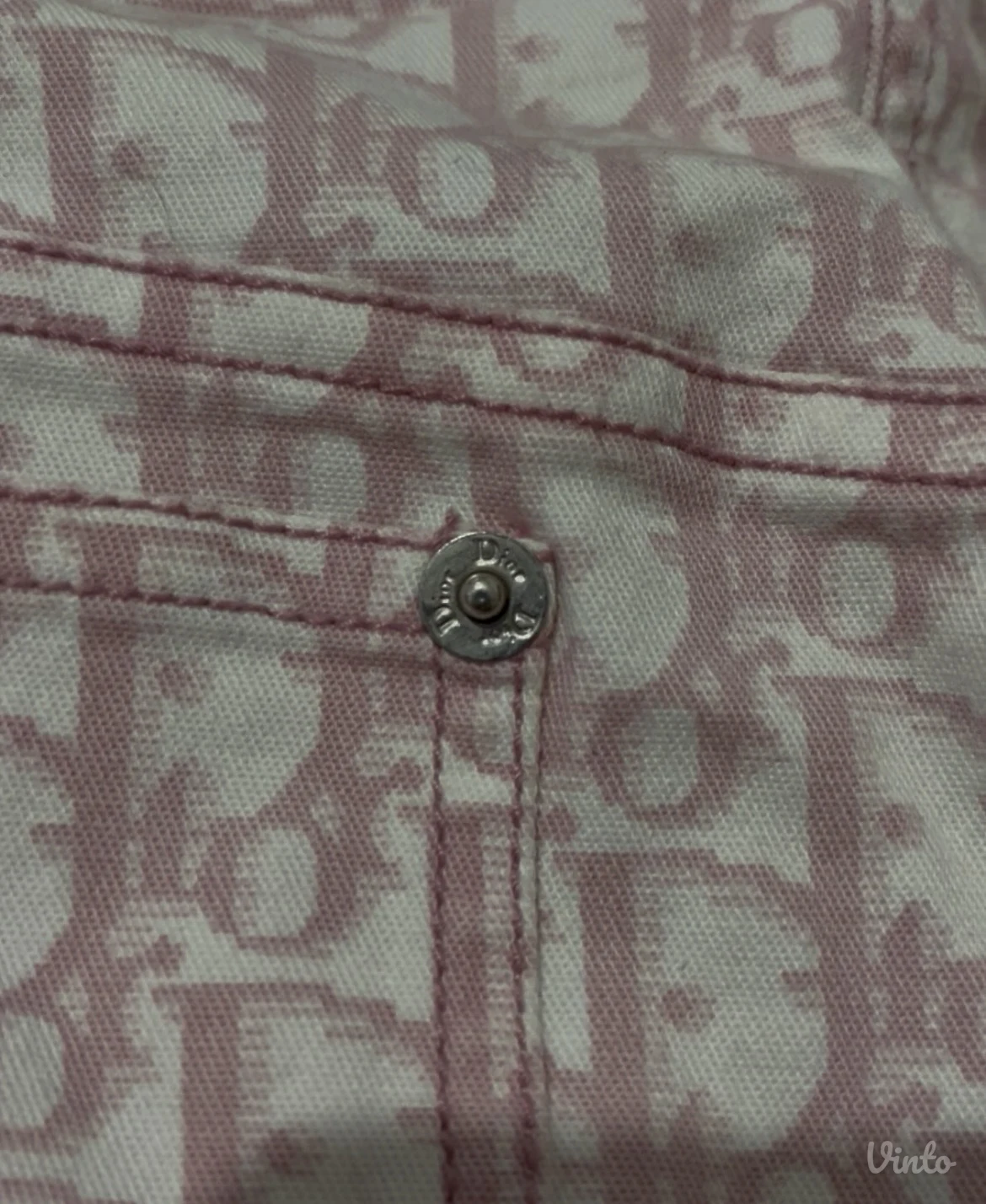 Vintage Dior Monogram Print Pants