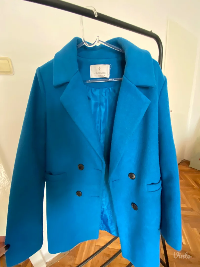 Plavi kaput - Stradivarius