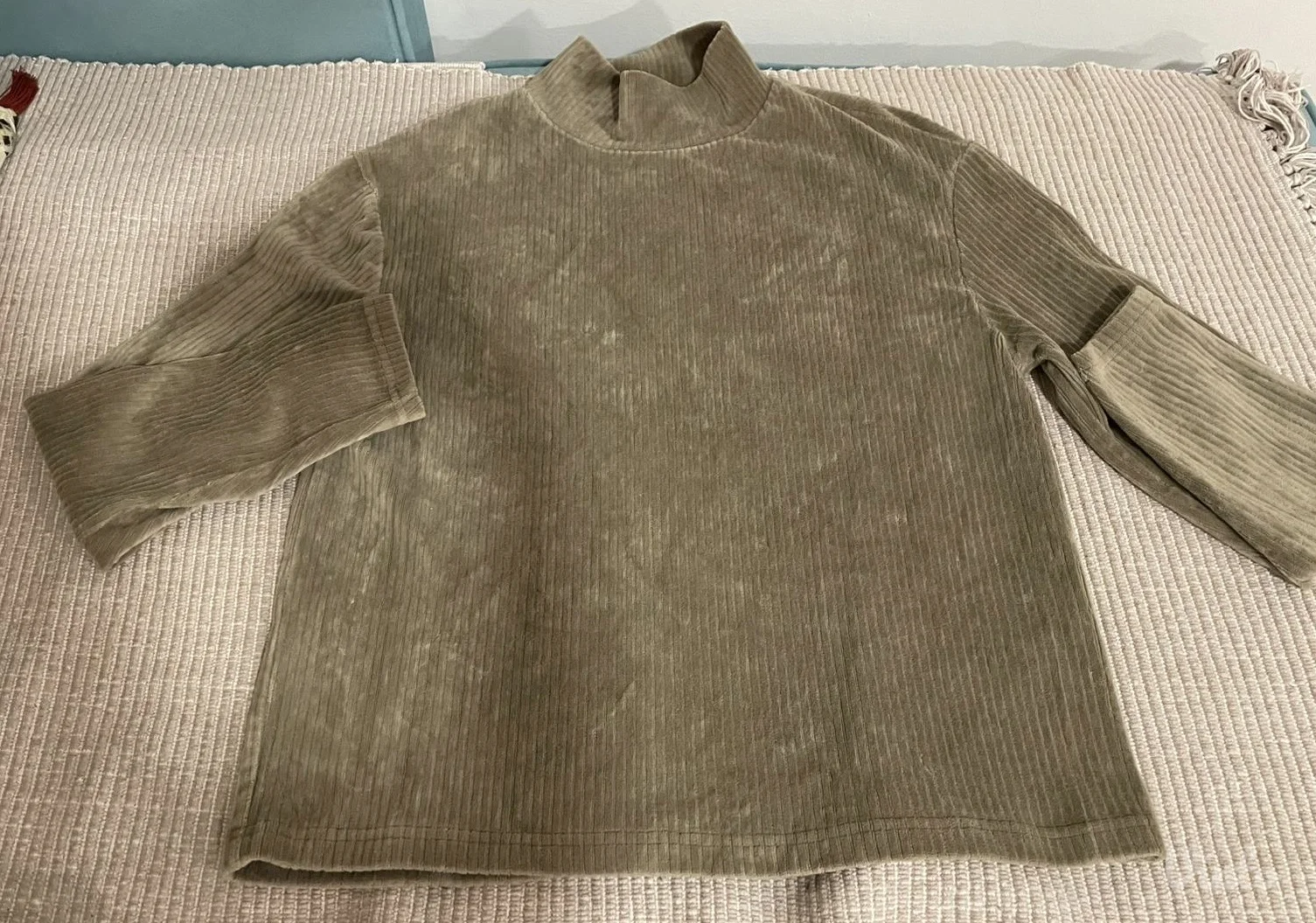 Zeleni plisani komplet