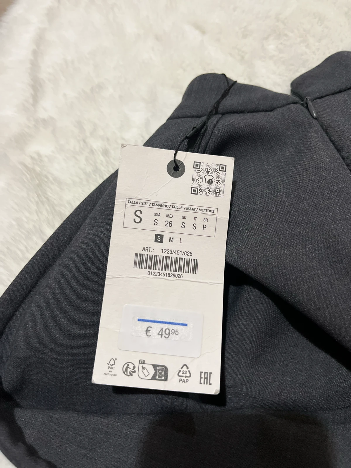 ZARA crop bluza