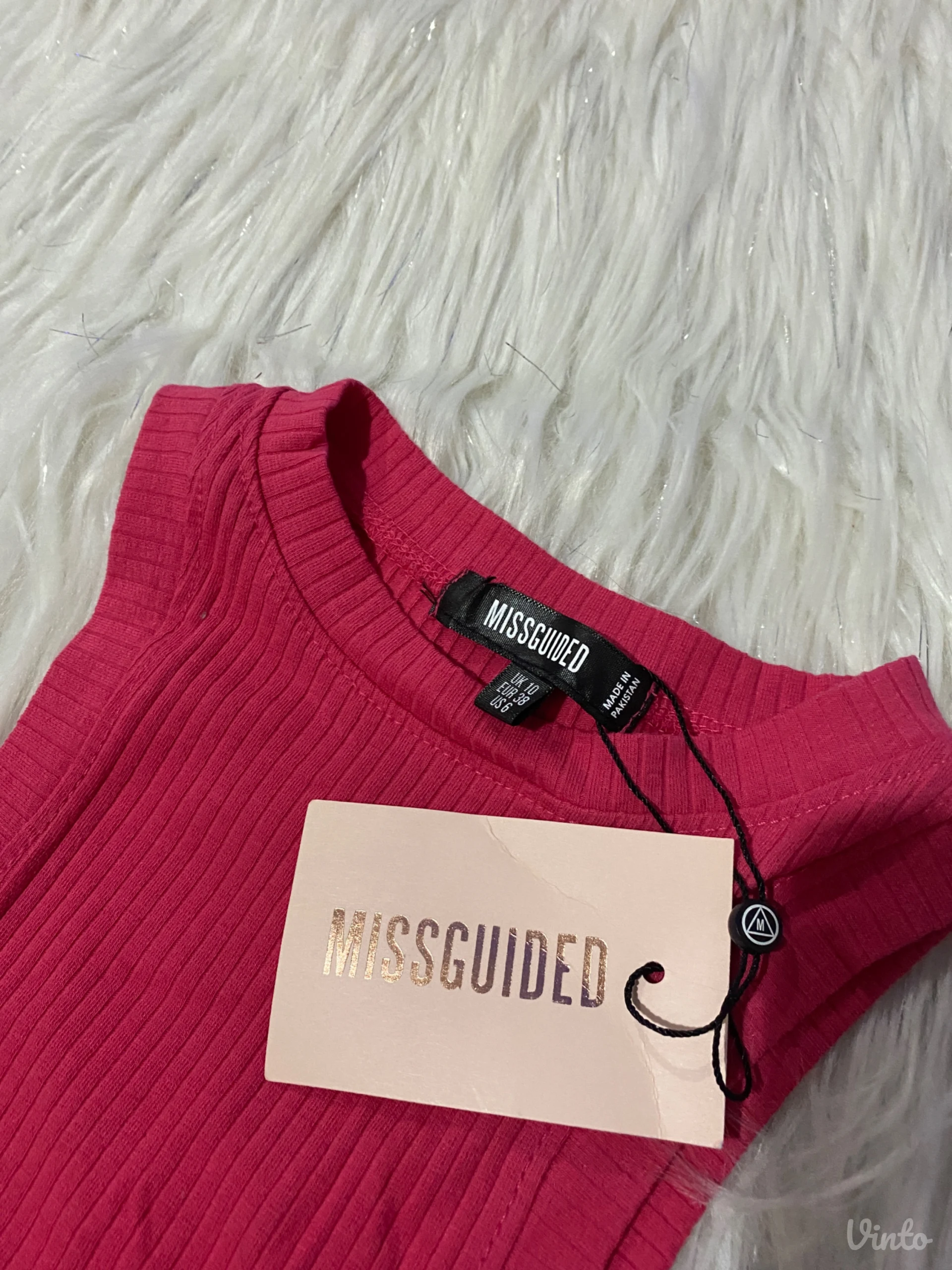 Crop top roze