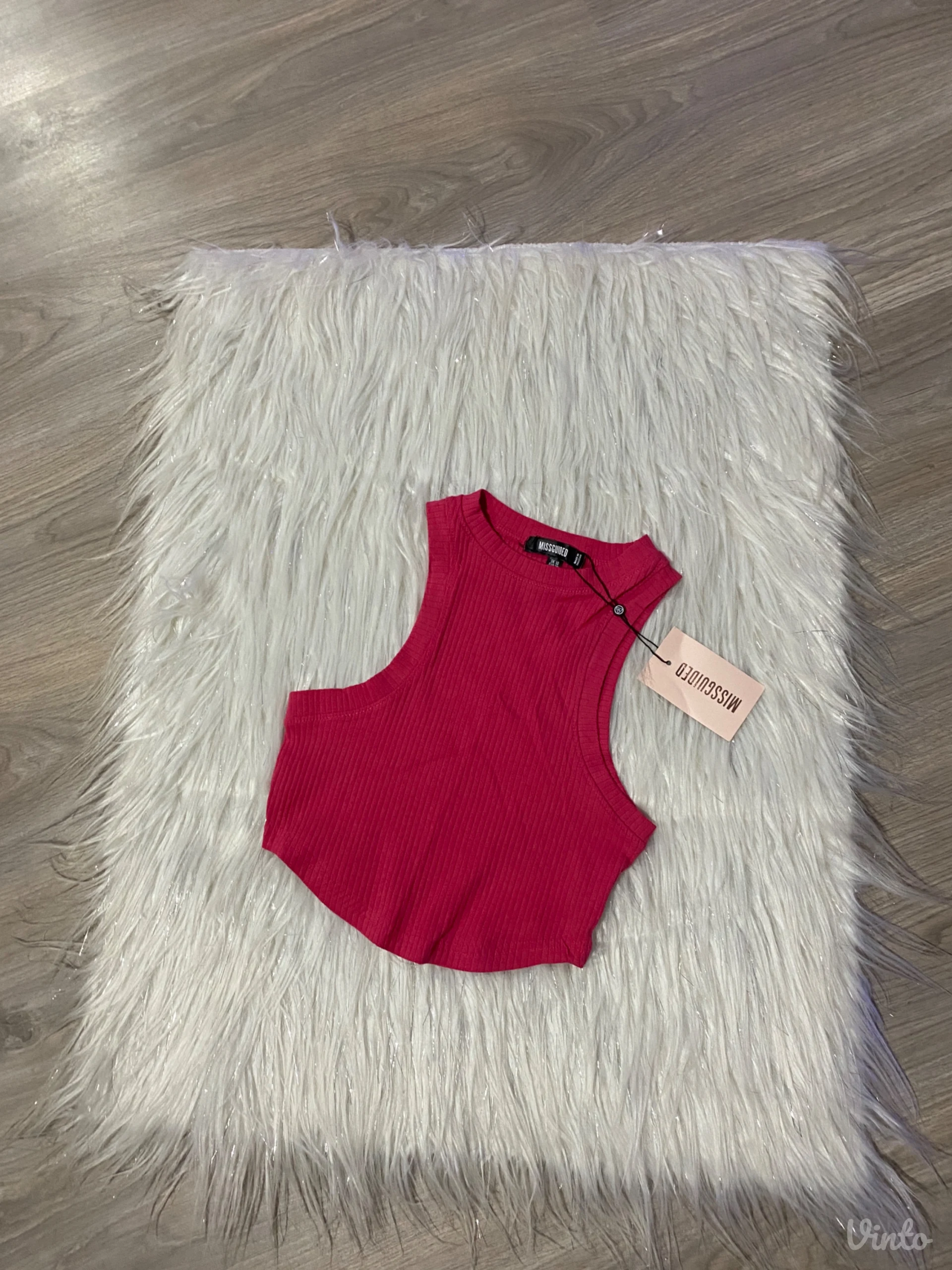 Crop top roze