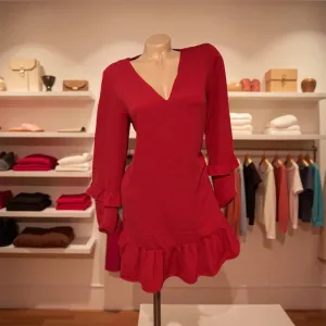 ZARA crvena haljinica