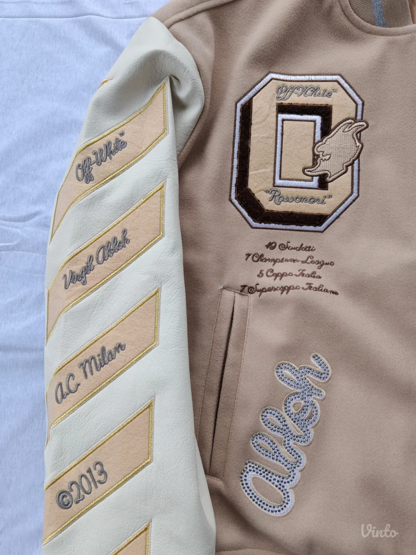 Off-White x AC Milan Varsity Jakna - S