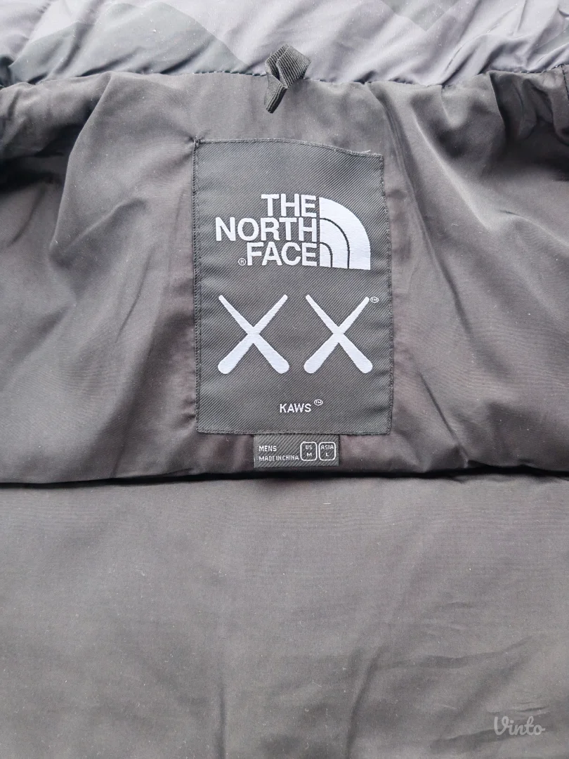 KAWS x The North Face Retro 1996 Nuptse Jakna Crna - M