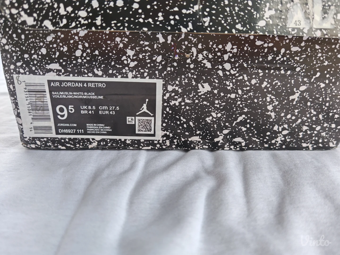 Nike Air Jordan 4 Oreo - 43