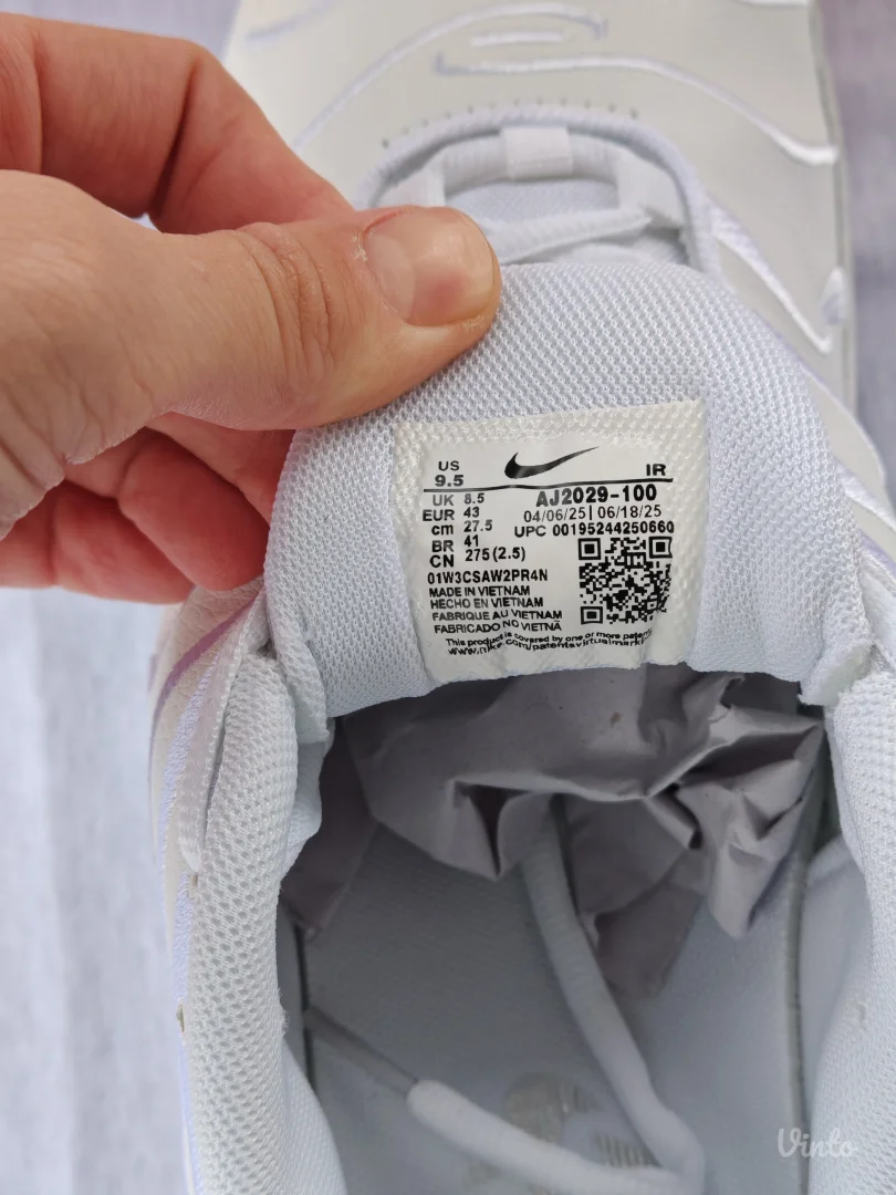 Nike Air Max Plus TN Triple White - 43