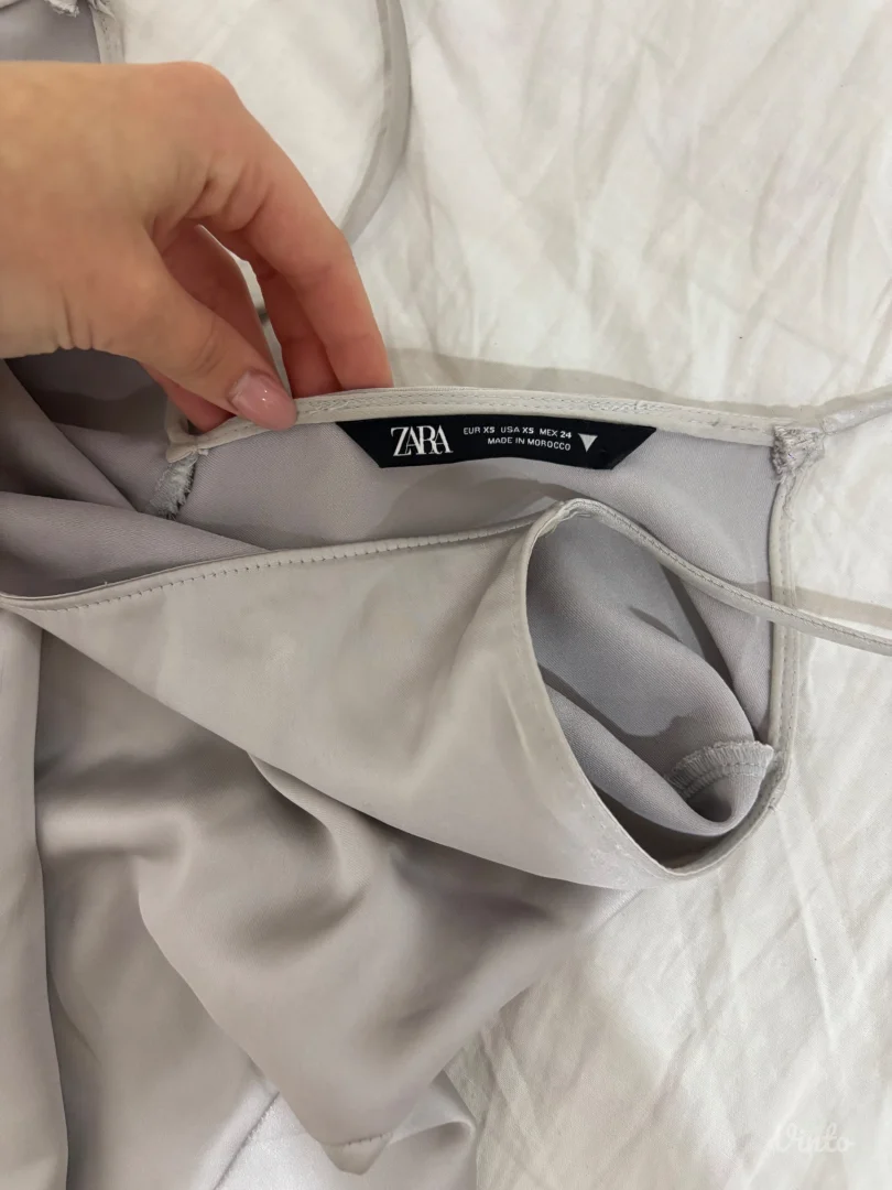 zara satenska haljina