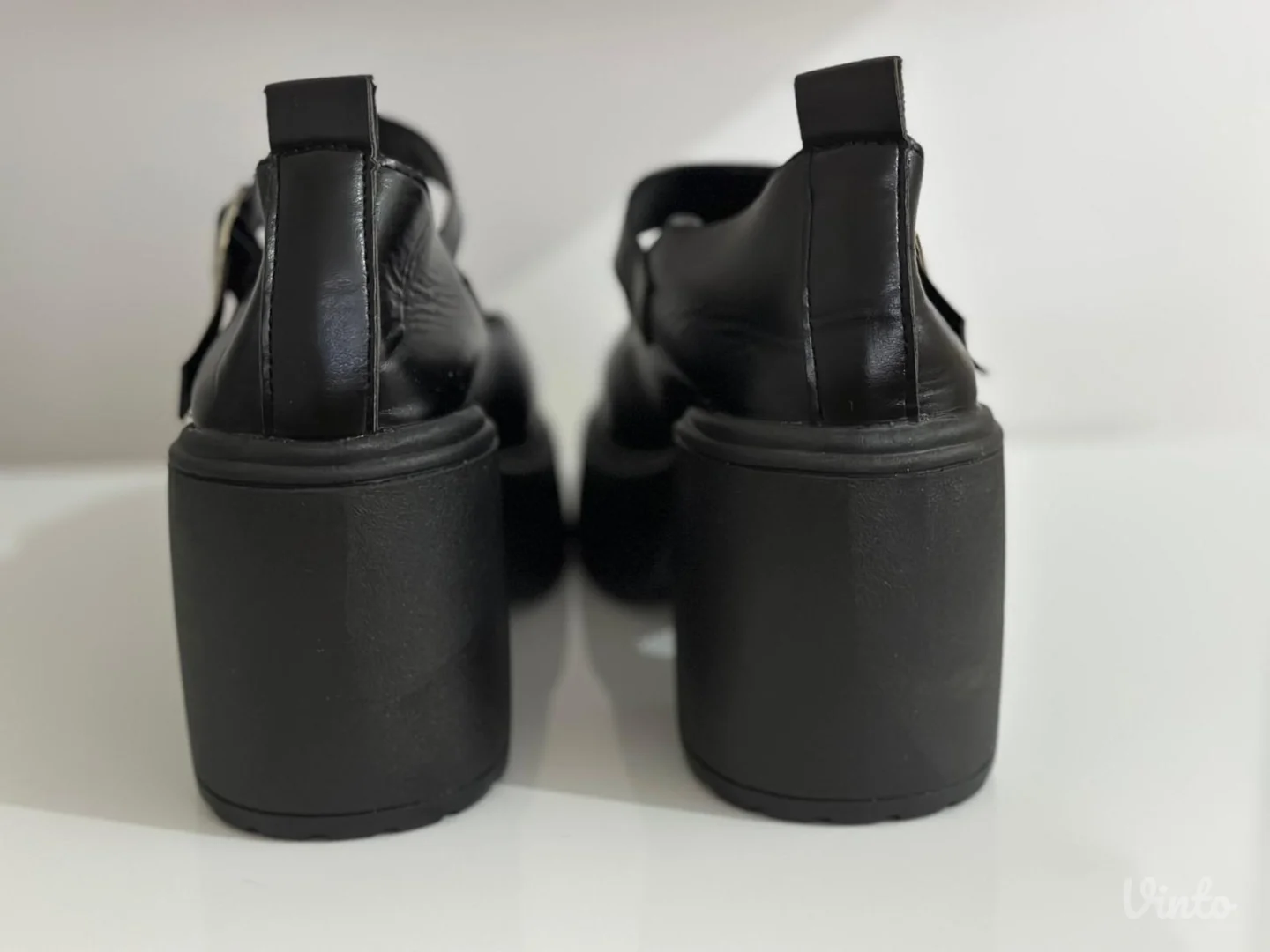 Crne Mary Jane platform cipele