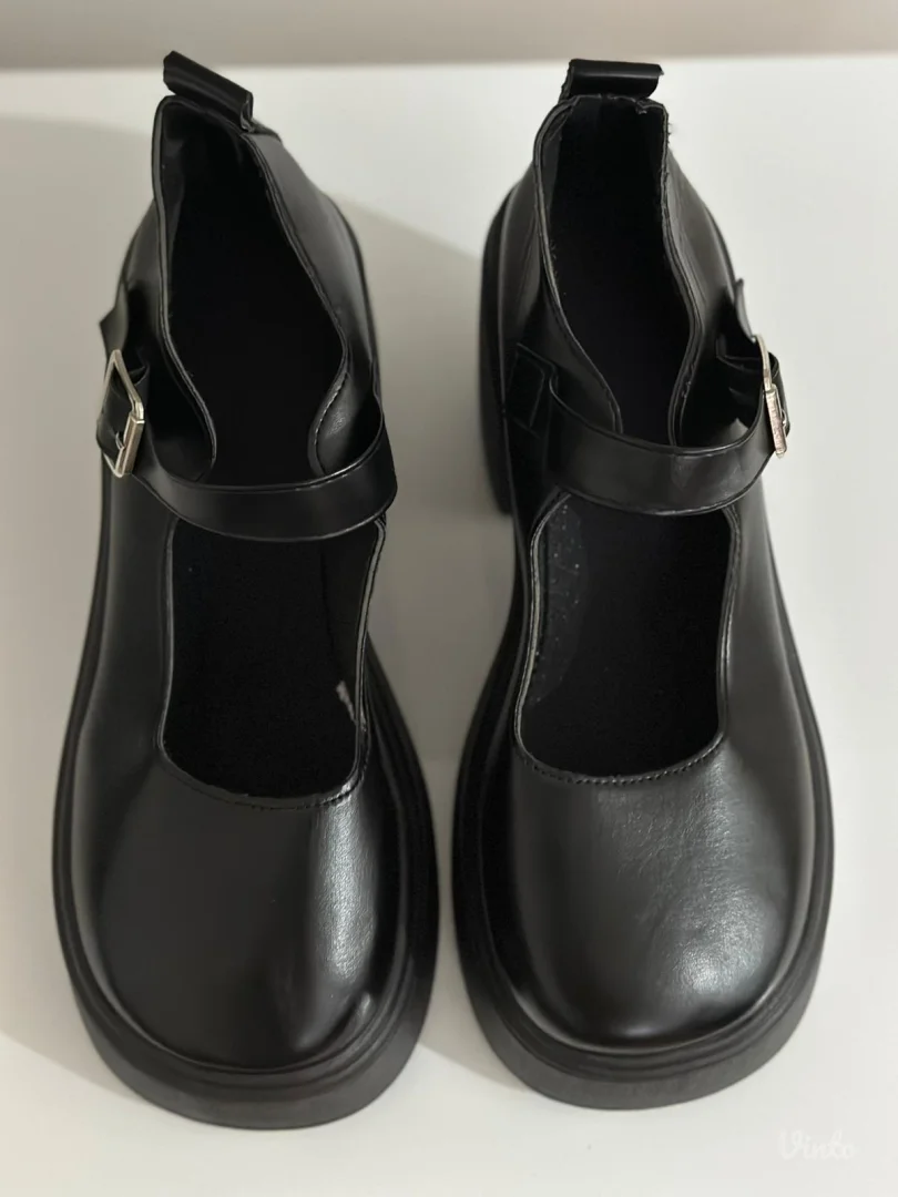 Crne Mary Jane platform cipele