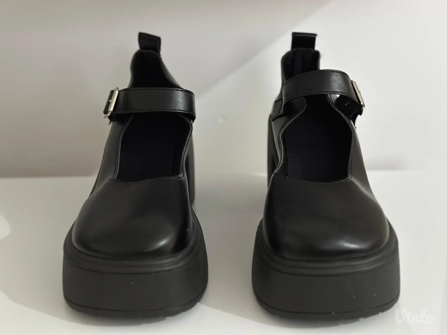 Crne Mary Jane platform cipele