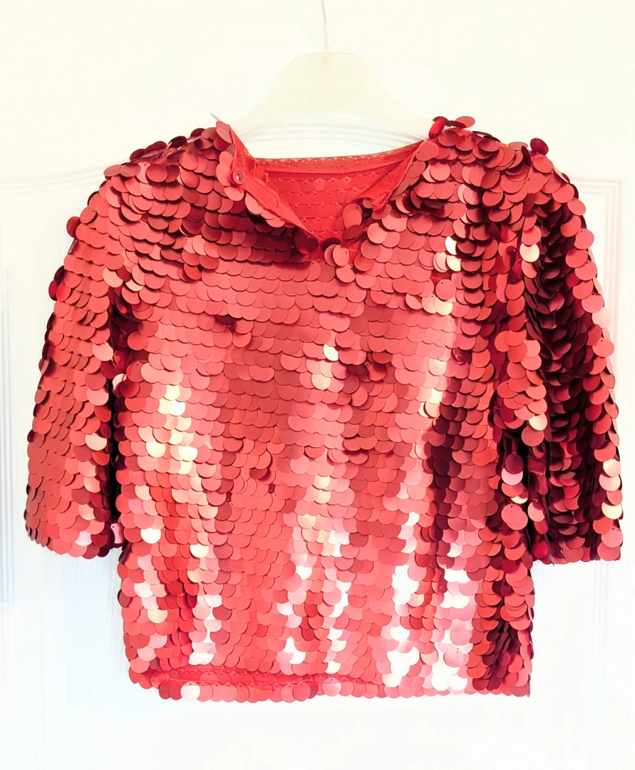 Crop top svečana bluza