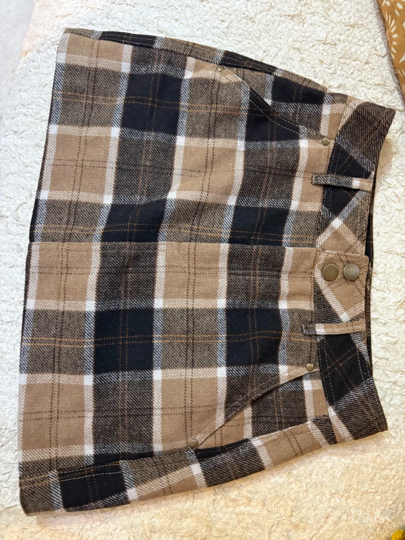 Karirana suknjica h&m